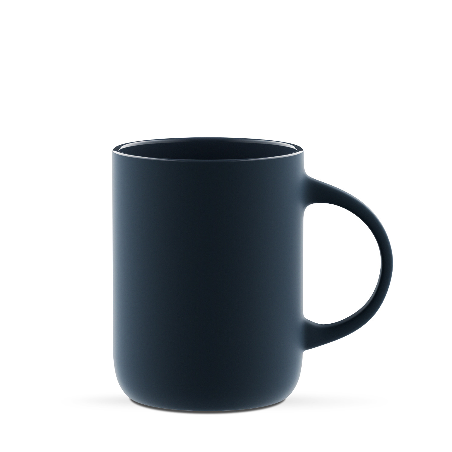 Bella 300 ml - cylindryczny kubek w kolorze granatowym mat