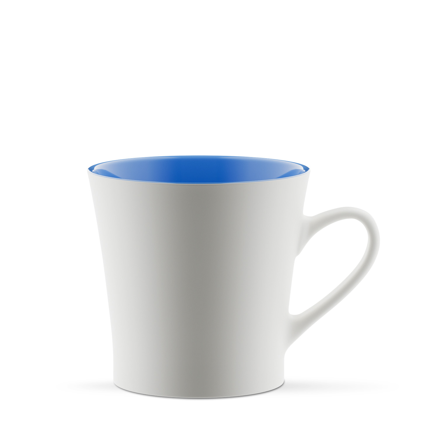 Capri 370 ml - kubek jak filiżanka - biało-niebieski