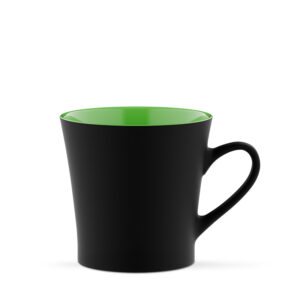 Capri 370 ml - kubek jak filiżanka - czarno-zielony
