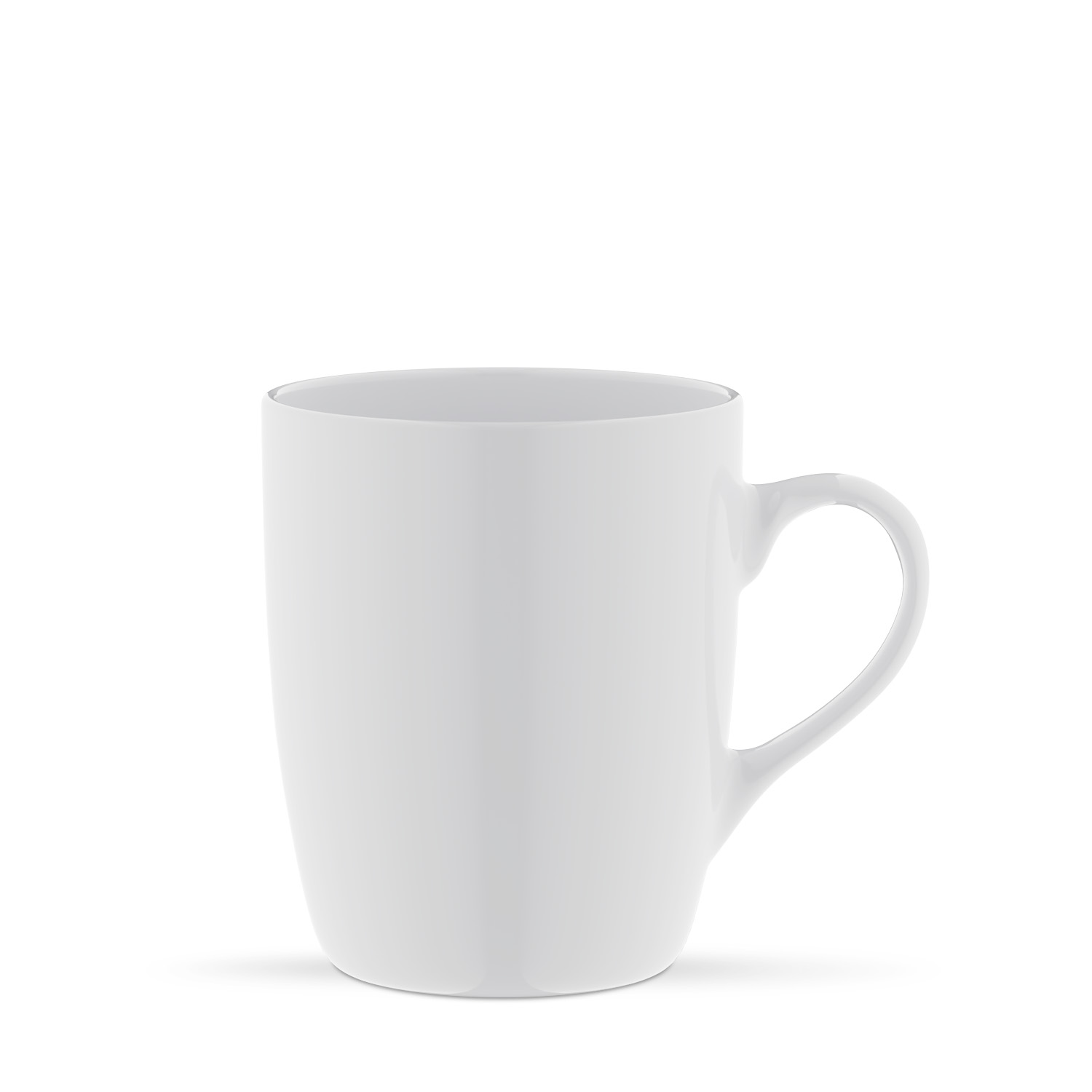 Kubek ceramiczny Kult 320 ml do nadruku. Biały