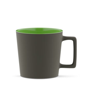 Neptune 400 ml kubek reklamowy z nadrukiem, szary-zielony