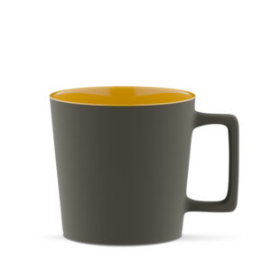 Neptune 400 ml kubek reklamowy z nadrukiem, szaro-żółty