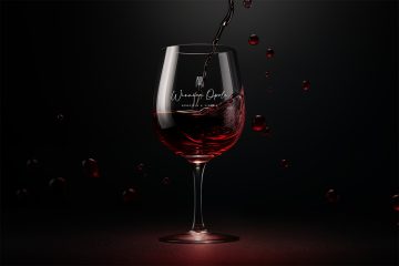 Kieliszki do wina z grawerem i nadrukiem